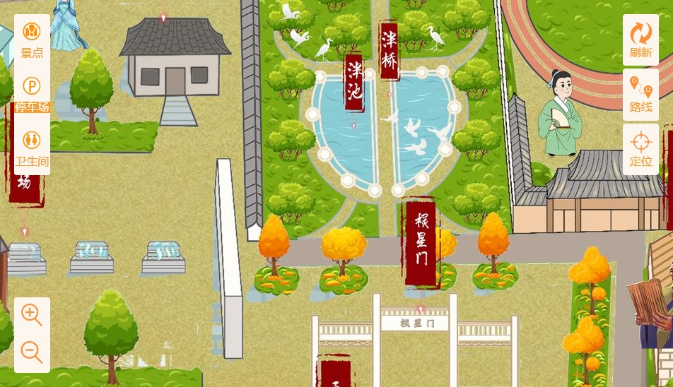 乡宁手绘地图景区语音讲解导览系统：智慧景区建设的基石